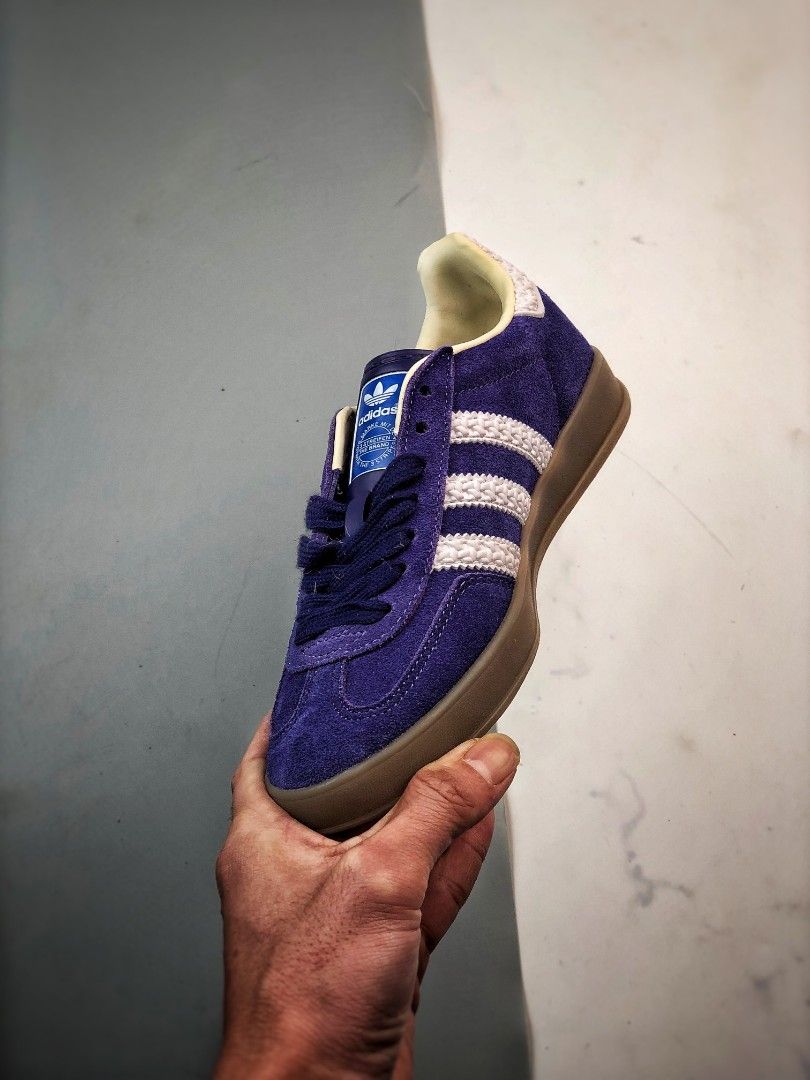 Purple adidas new arrivals gazelle