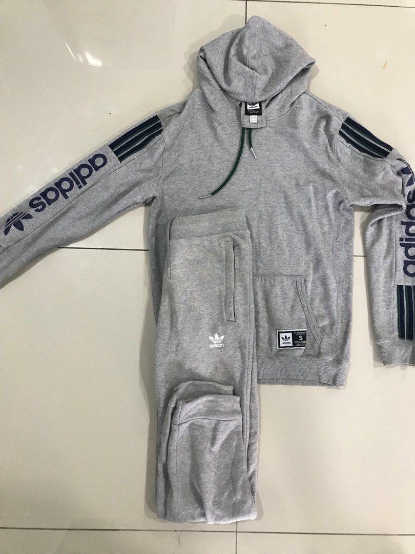 Trefoil clearance hoodie set