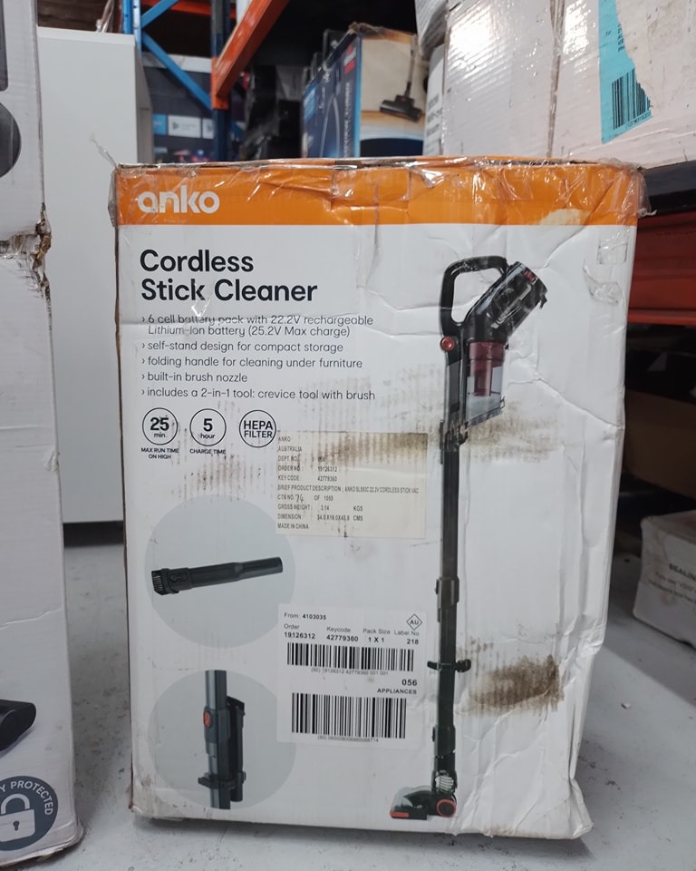 Anko Cordless Stick Vacuum Cleaner TV Home Appliances Vacuum Cleaner Housekeeping on Carousell
