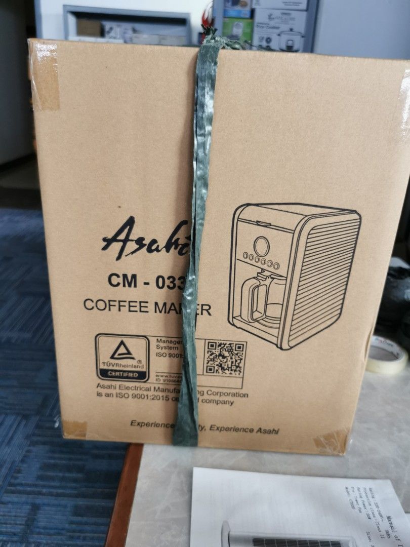 Asahi coffee maker (Category: Coffee Machines & Makers) located in Makati City. Submitted by melissa12345 (Listing ID 1286654132, Image 2). Description: 👉Read me 1st 📍Brand new 💯 📍Items on hand ❌ No COD 🏦 MOP bpi/bdo/GCash 📍No return no exchange 📍Payment 1st before delivery 💰Cashless transaction at this moment..