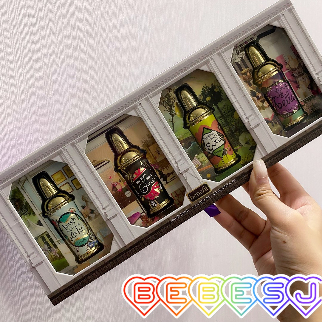 Benefit mini perfume set top