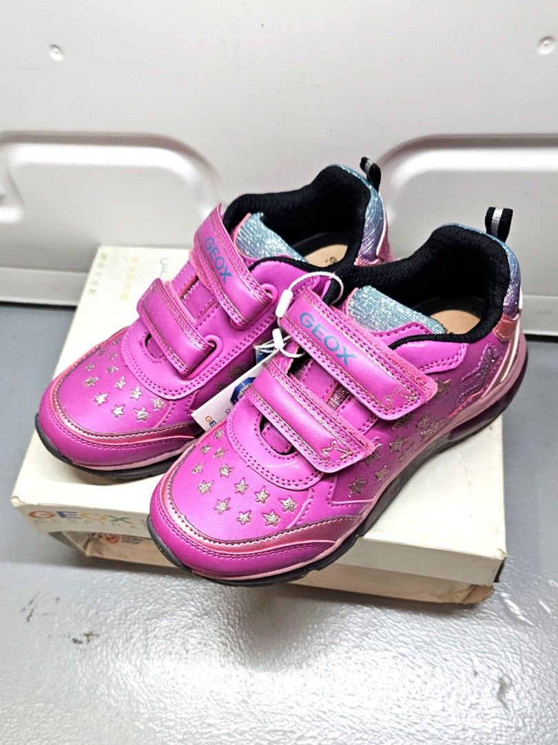 BN Geox Girl Shoes Kids Shoes Dark Pink US13