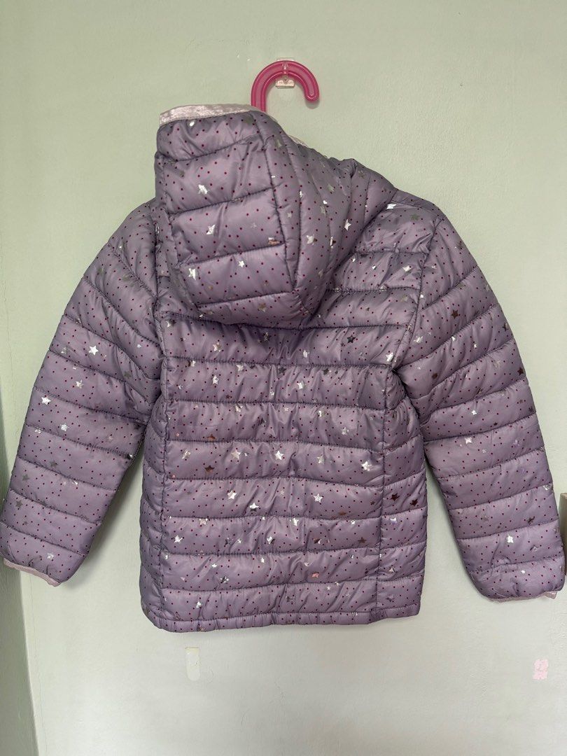 BOB Girls Long Sleeve Lined Padded Silver Grey Jacket