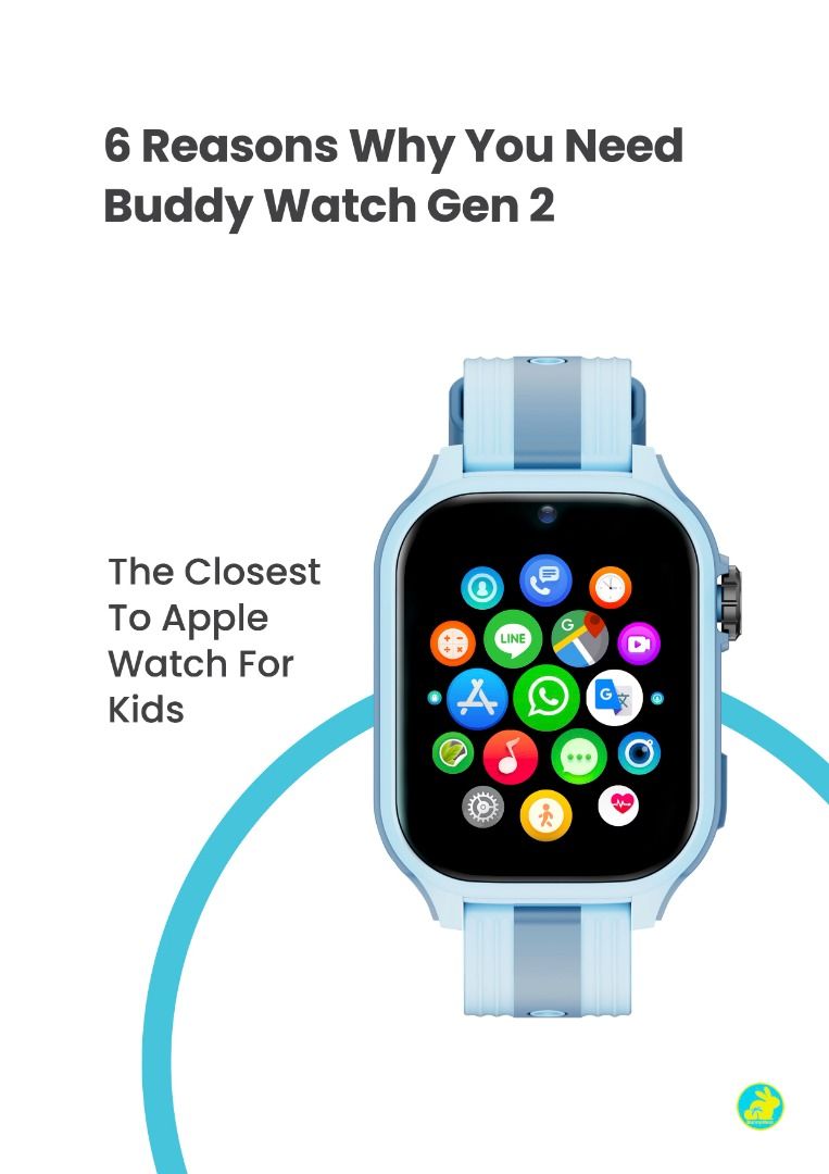 Buddy Watch Gen 2 2024 New 4G Kids Smart Watch Phone With Whats