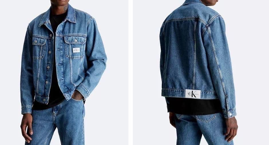 Calvin klein trucker jacket store