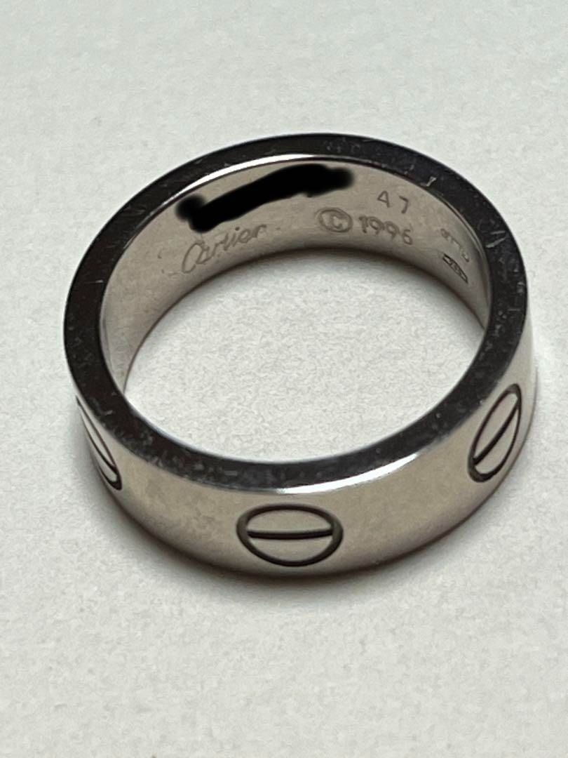 Cartier K18WG Love Ring 15 No. 47 Women s Fashion Jewelry Organizers Rings on Carousell