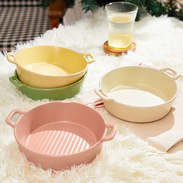 Ceramic Bowl Home Baking Bowls Oven Microwave Baking Bowls