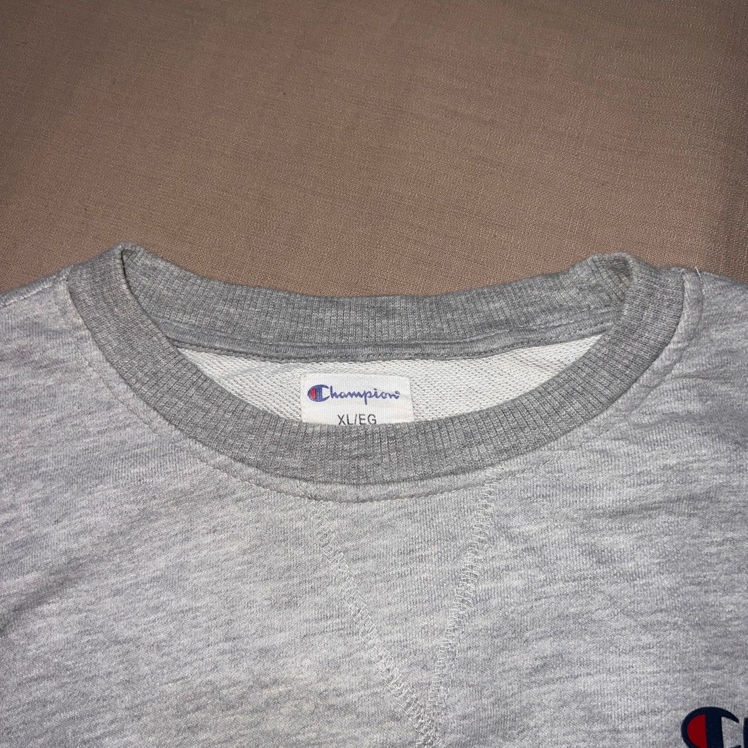 Champion side script sales crewneck