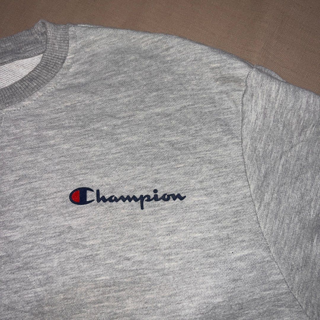 Champion side script crewneck sales
