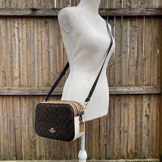 バッグ Coach Double Zip Camera Bag Shoulder Bag Coach double zip camera bag, Women's Fashion, Bags & Wallets