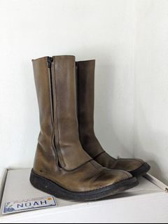Costume National Homme CNC Long Engineer Leather Boots