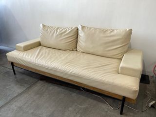 Cream Sofa ( Uratex foam)