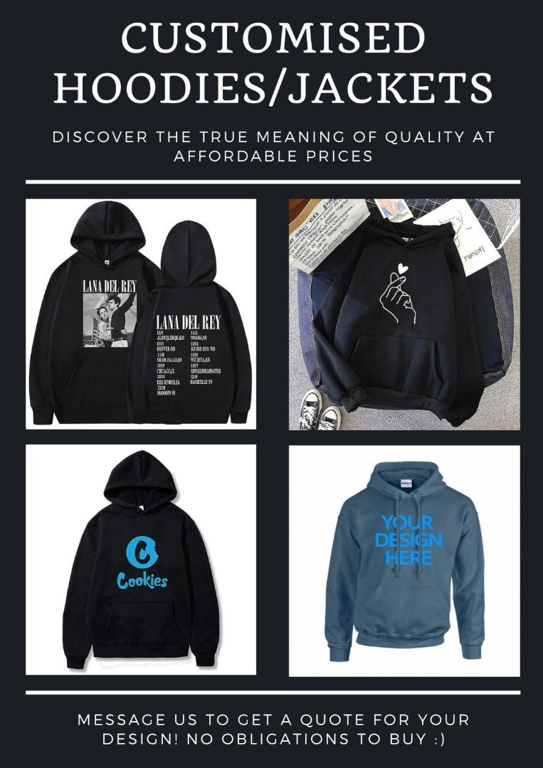 Get hoodies clearance printed