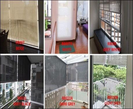 Customized Outdoor Balcony Roller Blind (Various colors available)62863076701185112
