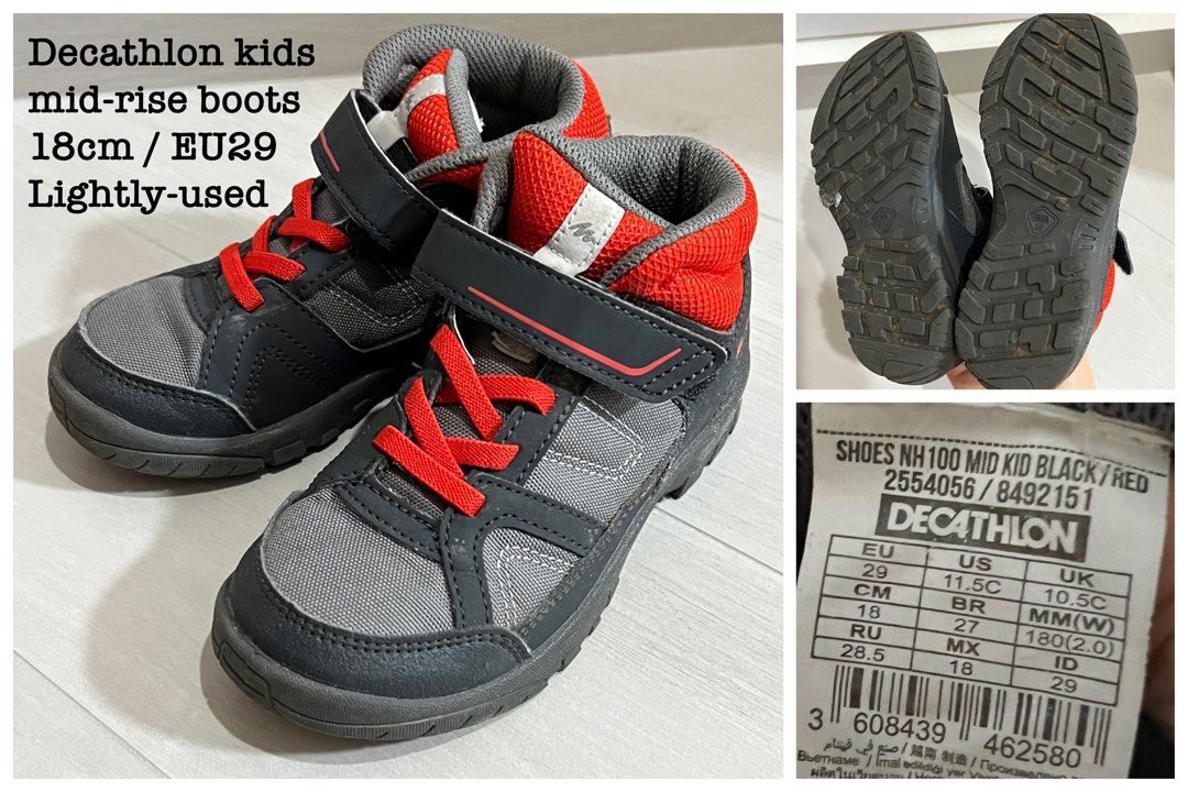 Childrens walking cheap boots decathlon