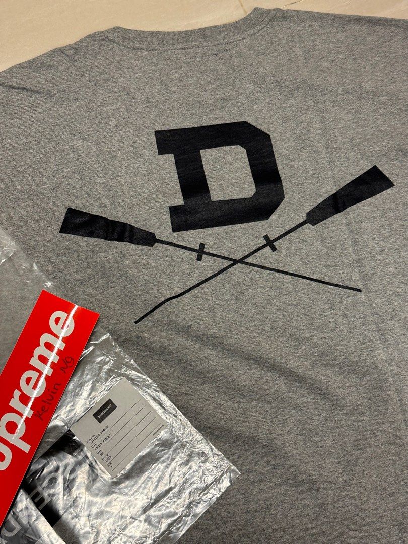 Descendant cross paddle tee Grey size:4, 男裝, 上身及套裝, T-shirt