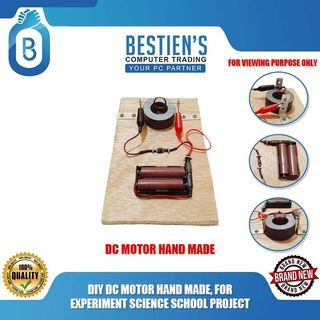 DIY DC MOTOR HAND MADE, FOR EXPERIMENT SCIENCE SCHOOL PROJECT