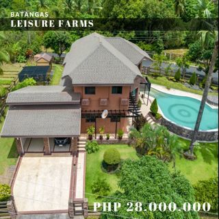 For Sale Fully Furnished 4 BR House with expansive lot area and unobstructed views in Leisure Farms, Batangas!