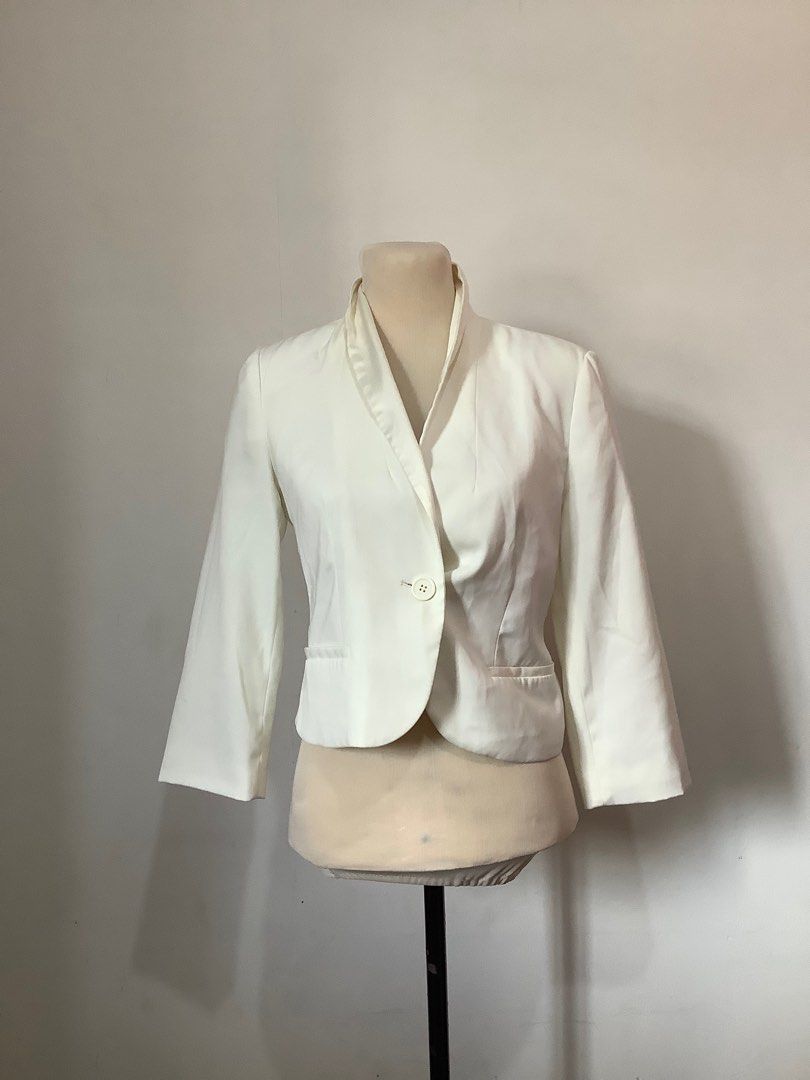 Forever 21 white blazer best sale