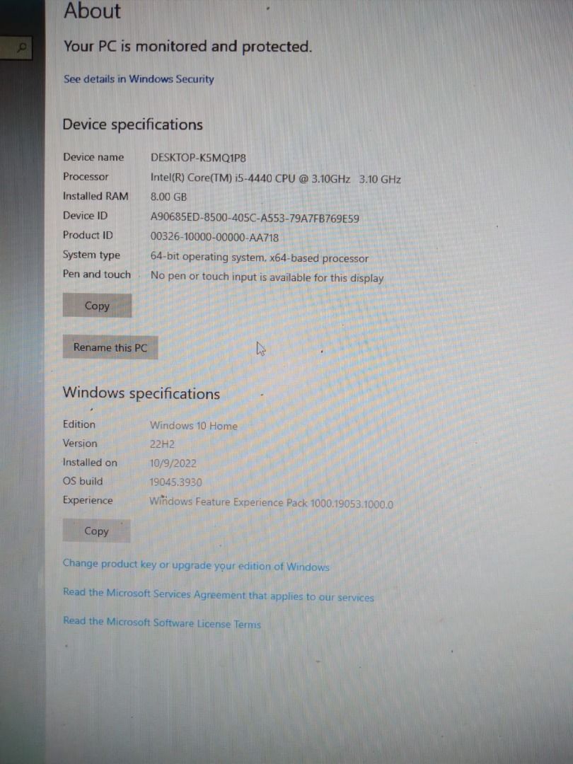 gamming pc (Category: Desktops) located in Singapore. Submitted by mra198330 (Listing ID 1286650645, Image 2). Description: .
