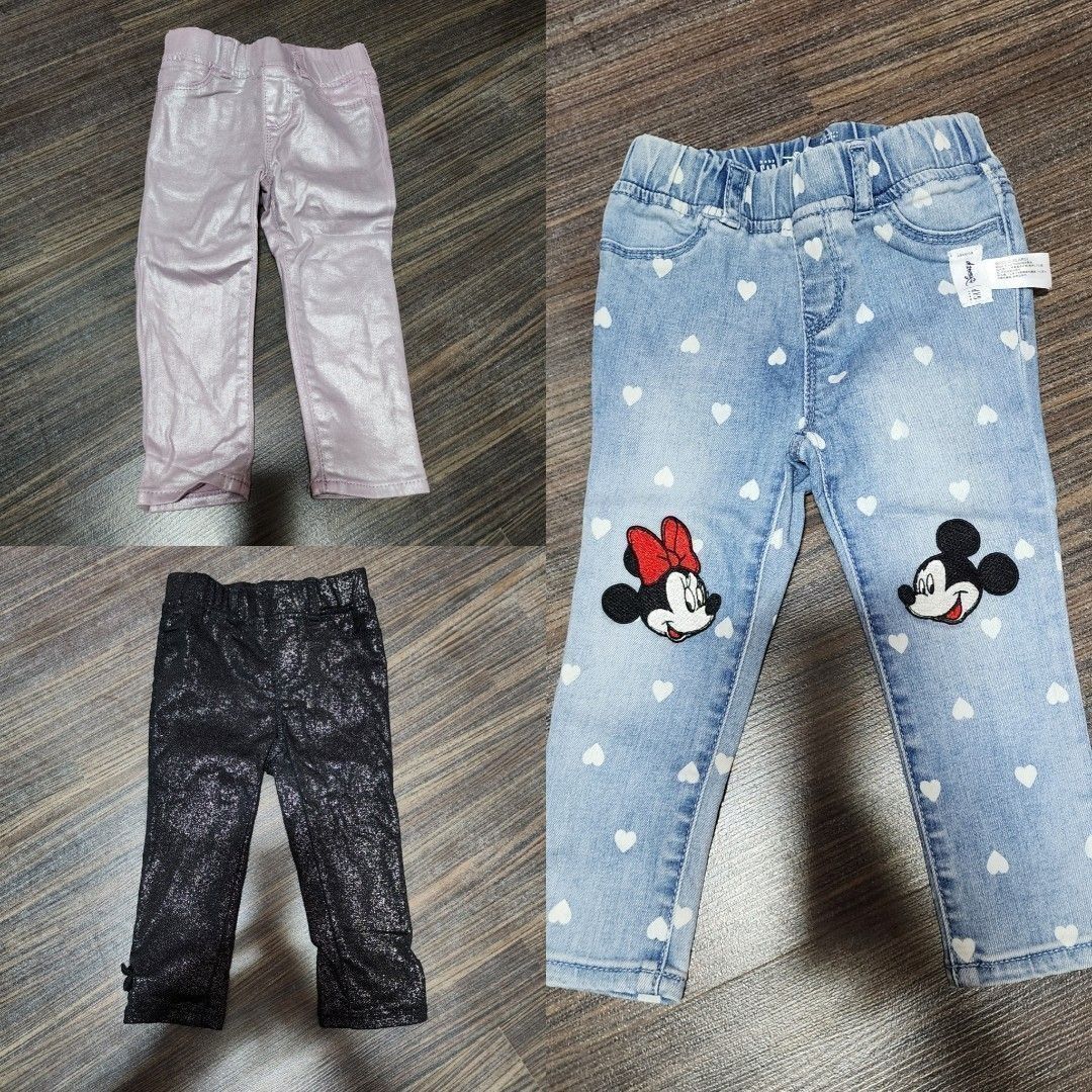 Gap Kids Denim Jeans Pants Baby Blue Black Pink Disney