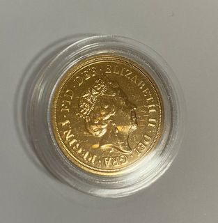 Great Britain 1 Sovereign Gold Coin