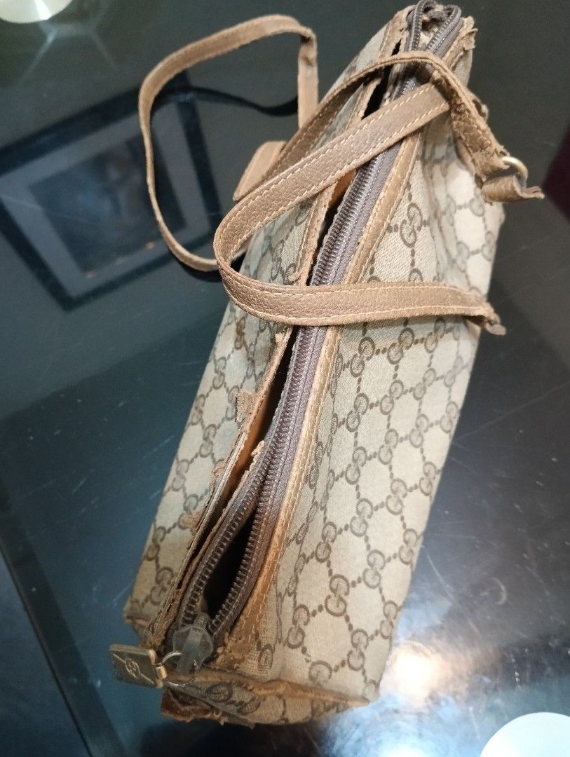 Damaged store gucci bag