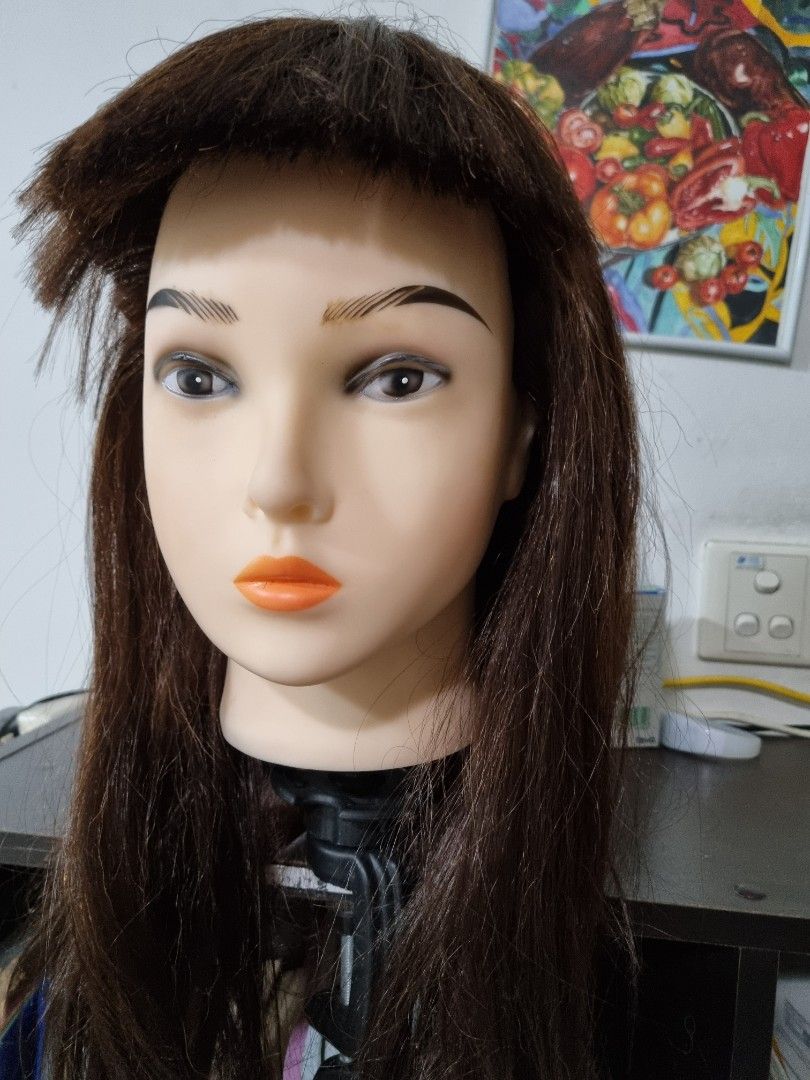 Hair style model wig