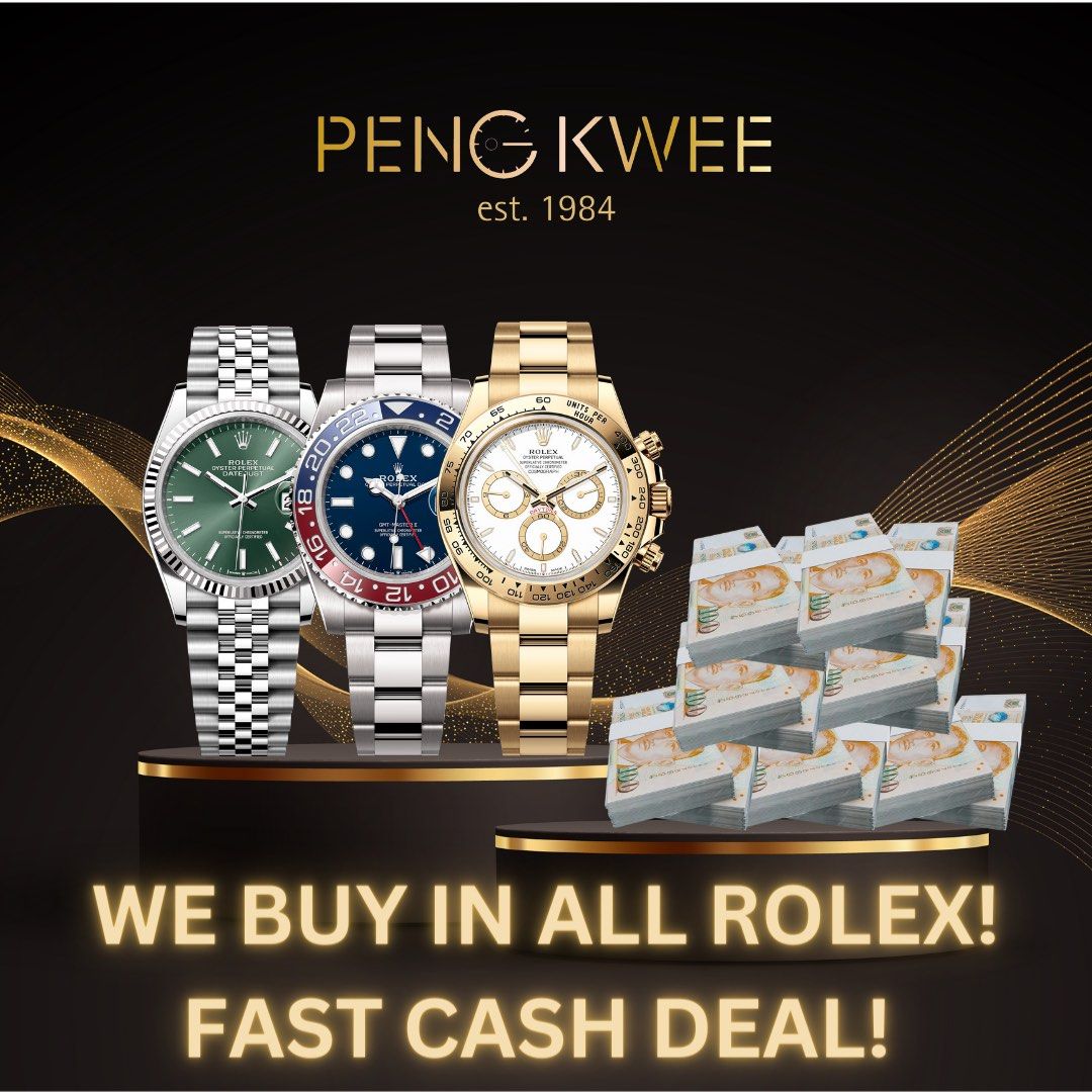 High Valuation Instant Cash Buy All Rolex Watches New or Preowned Daytona Submariner GMT Master II Datejust Day Date Explorer Yacht Master Air King