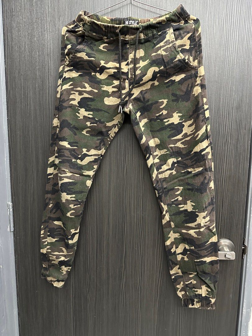 Hi Style Camouflage Army print Joggers Men s Fashion Bottoms