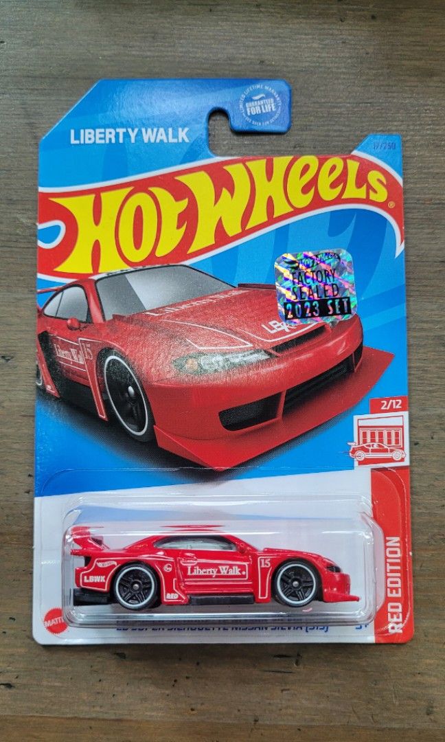 Hot Wheels Red Edition LB Super Silhouette Nissan Silvia S15