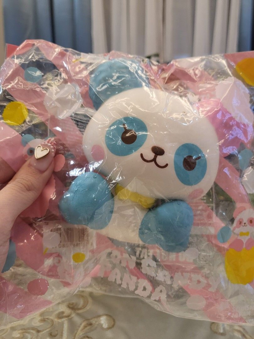 iBloom Cotton Candy Panda Squishie (Category: Designer & Blind Box Toys) located in San Fernando. Submitted by jpmarketplace2023 (Listing ID 1286763061, Image 1). Description: -iBloom cotton candy panda squishie for only PHP300 -Authentic from Japan.