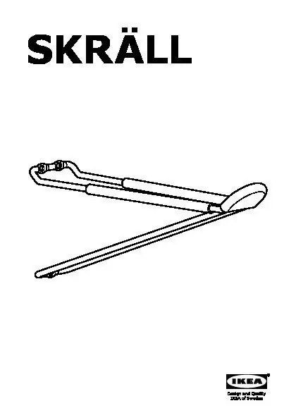 IKEA SKRALL Hook for Bicycle Indoor Outdoor Wall Hangers Bike Rack