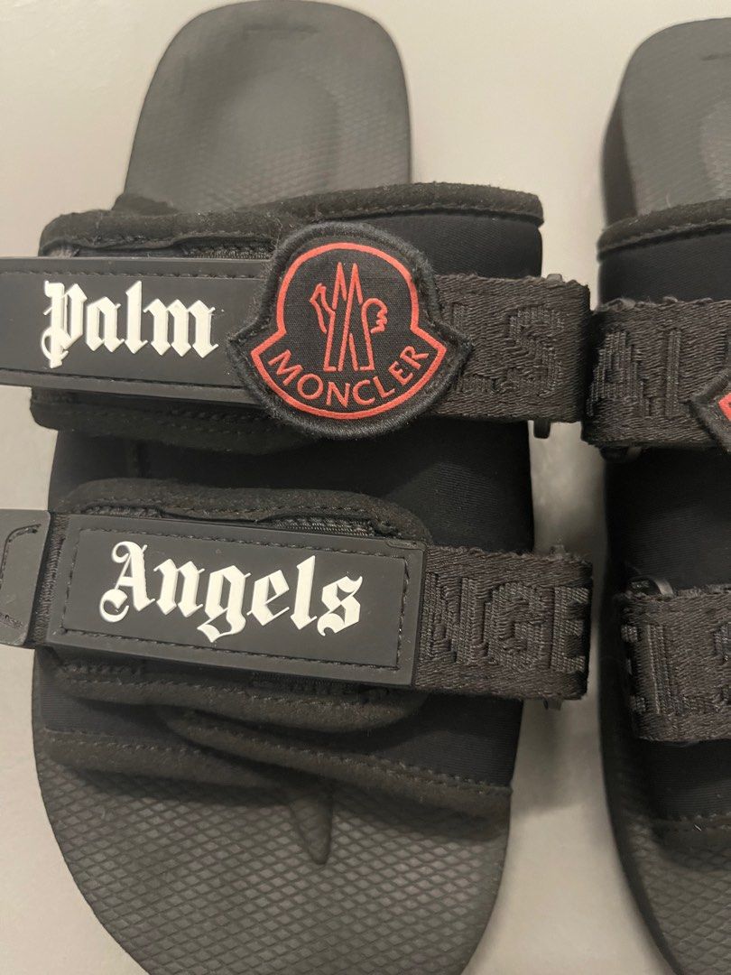 INSTOCK Moncler X Palm Angels X Suicoke Sandals Men s Fashion Footwear Flipflops and Slides on Carousell