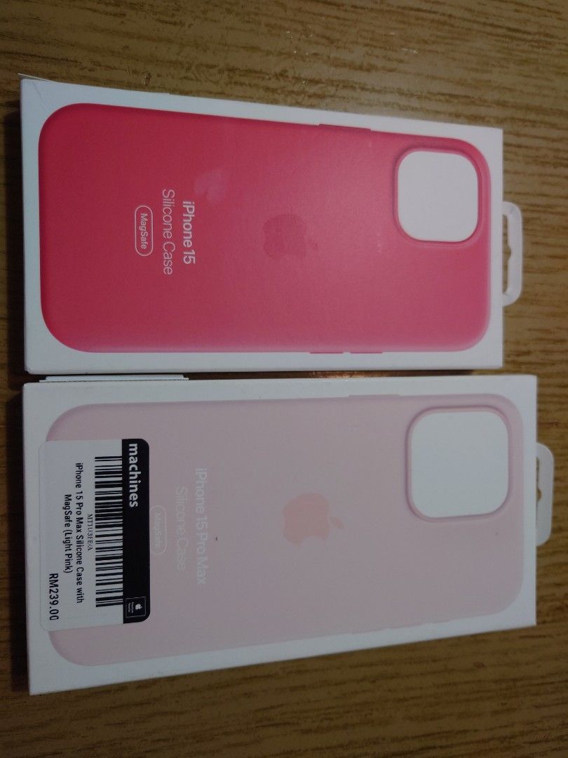 Apple Iphone 15 Pro Max Silicone Case With Magsafe - Light Pink