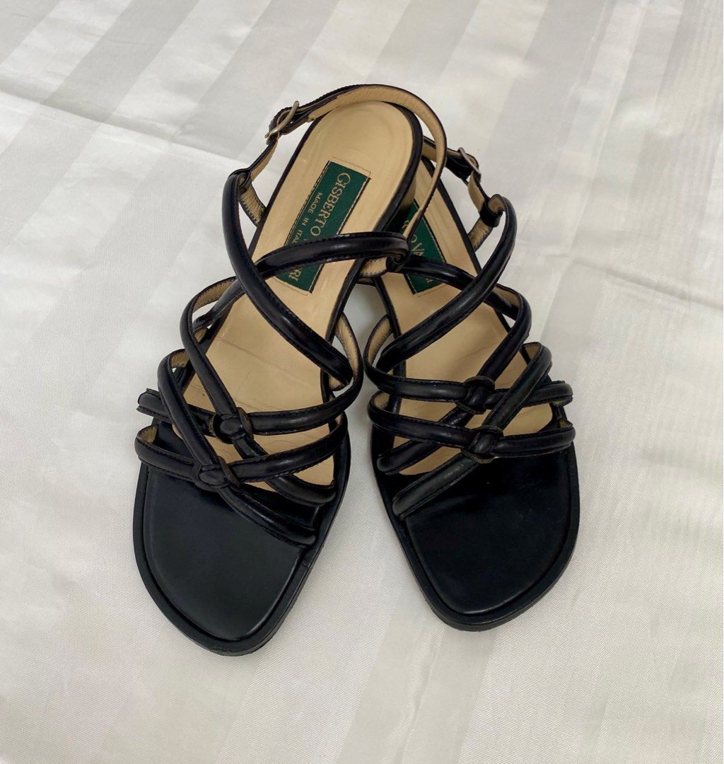 All top leather sandals