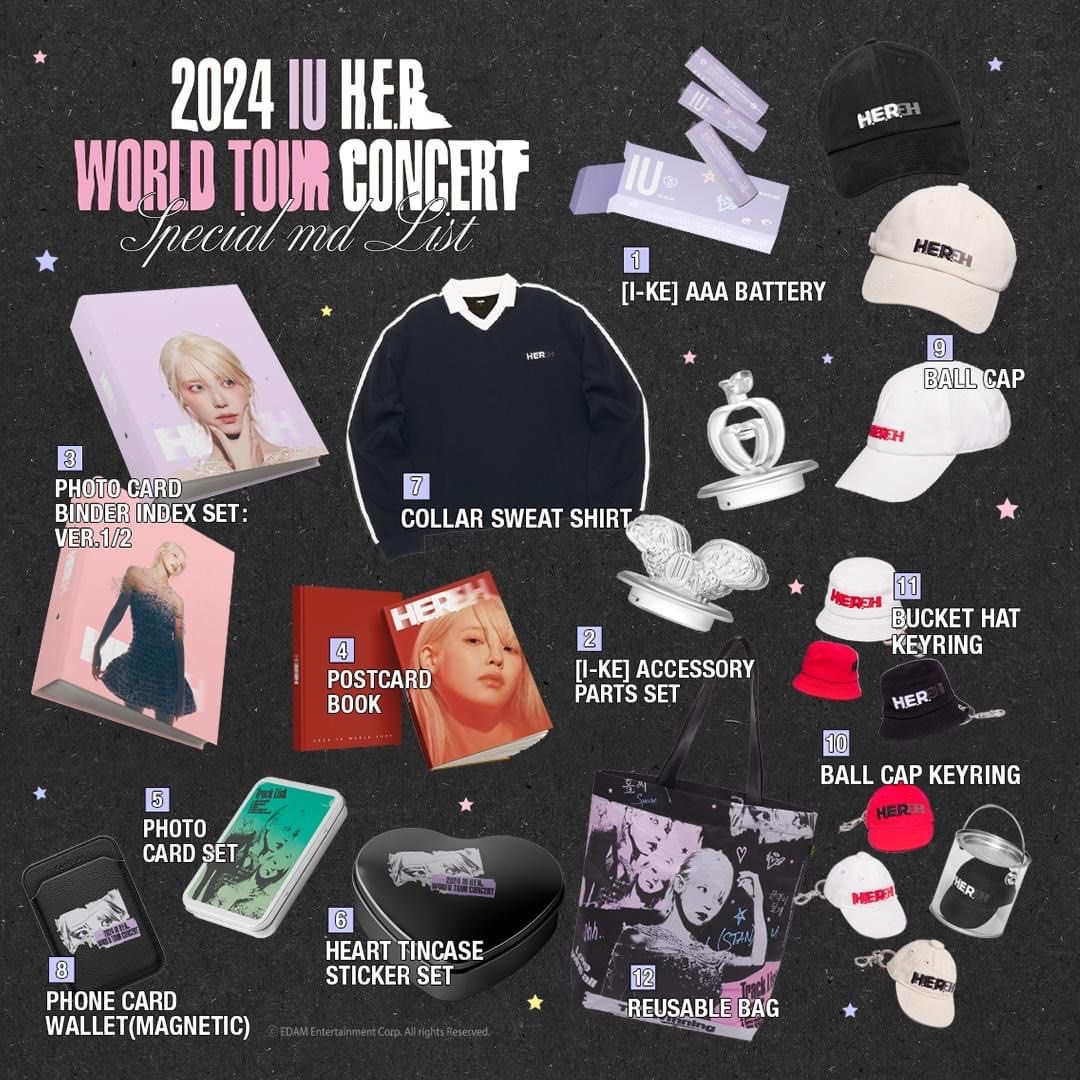 IU H.E.R WORLD TOUR CONCERT キャップ ベージュ - 海外アーティスト