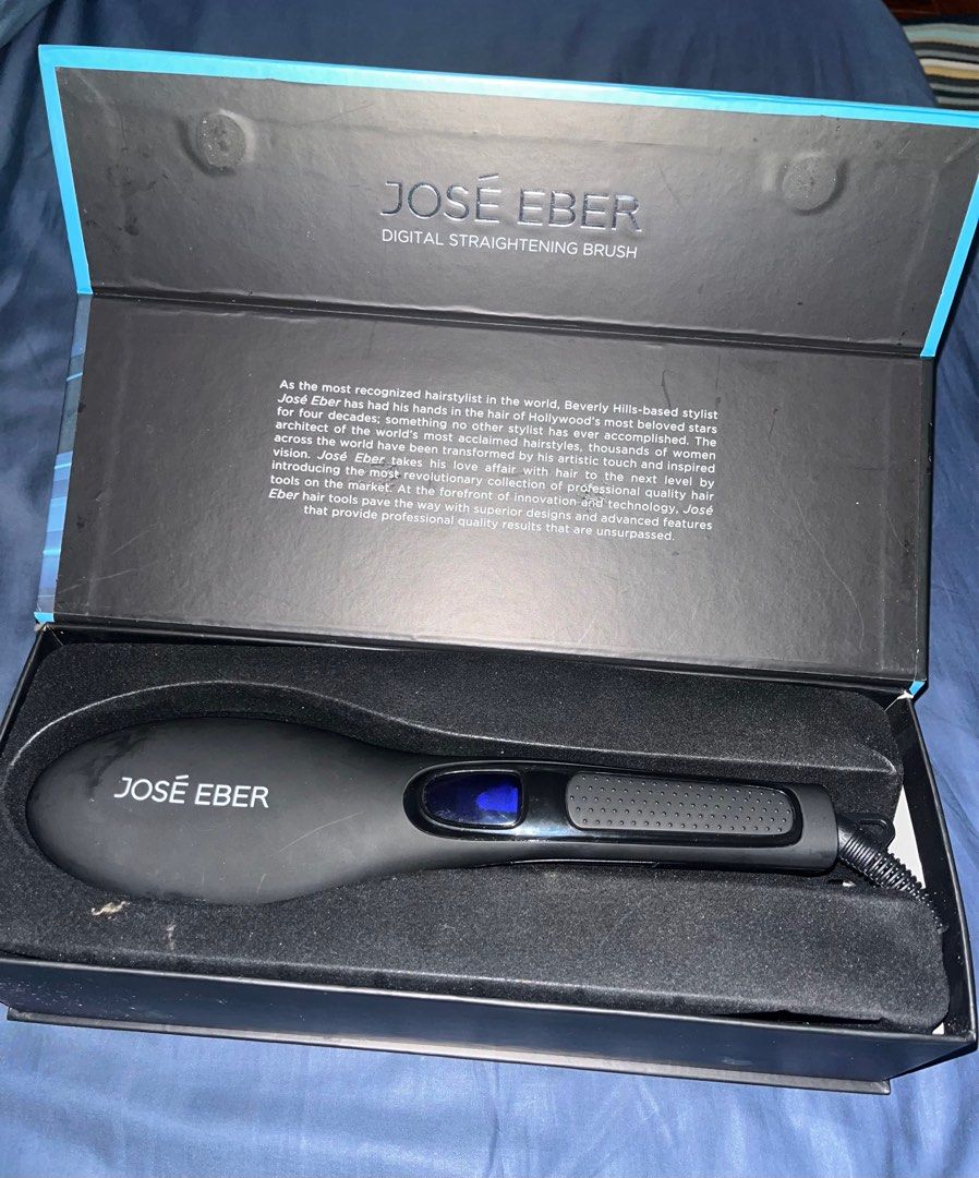 Can you use jose eber hot sale digital straightening brush on wet hair