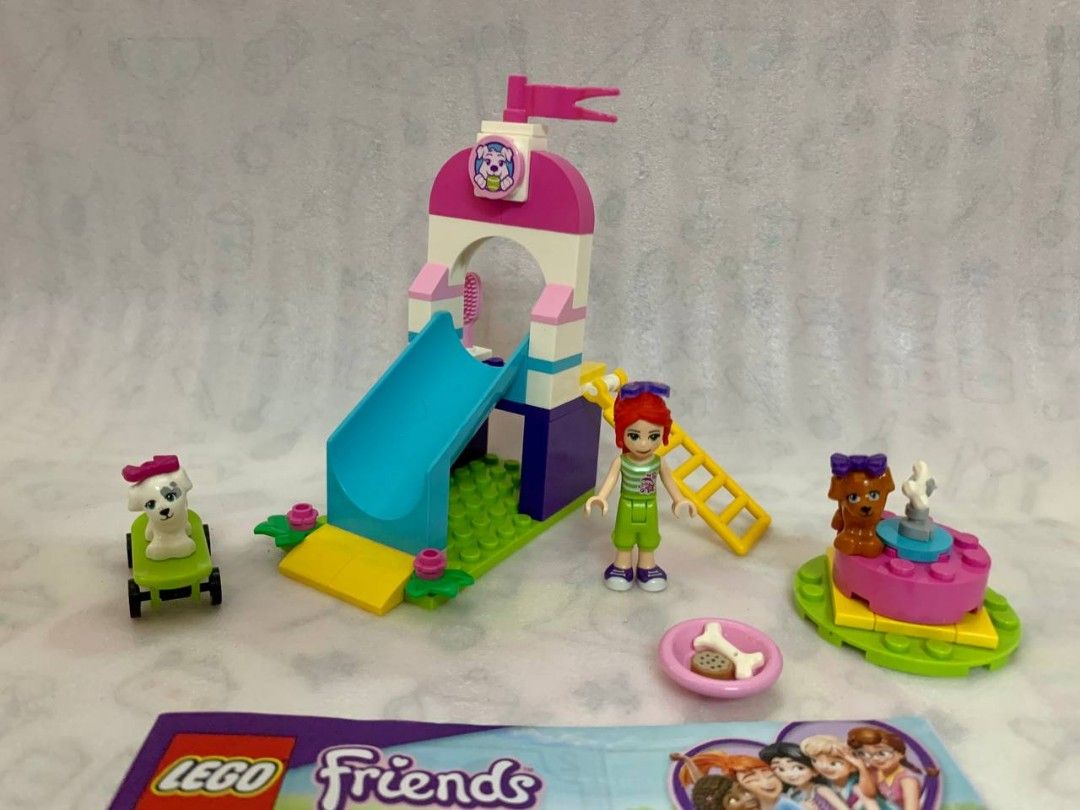 Lego puppy sales playground instructions