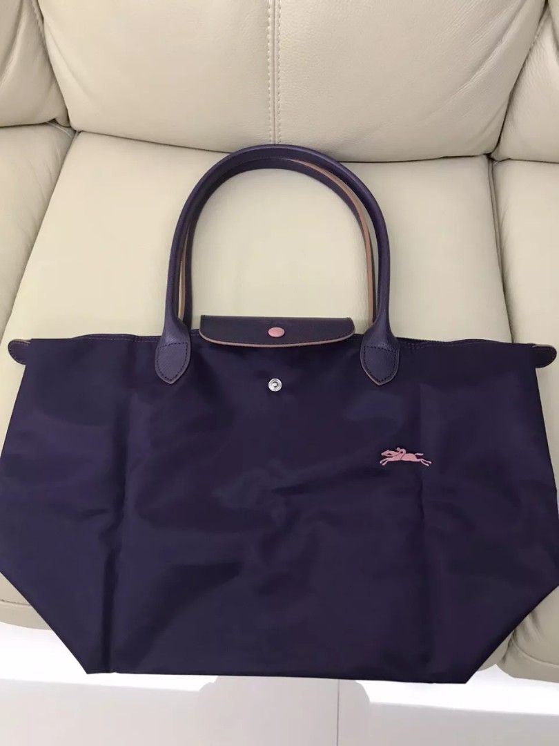 Longchamp le pliage AUTHENTIC ORIGINAL Size M L Color purple