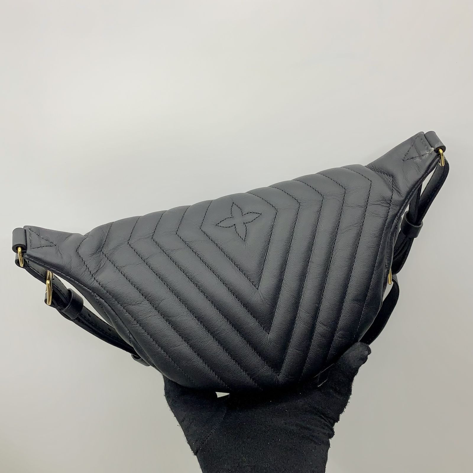 DISCOUNTED LOUIS VUITTON M53750 BLACK NEW WAVE WAIST BAG 247004078 KM Luxury Bags Wallets on Carousell