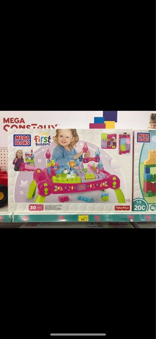 Mega block (Category: Lego & Building Sets) located in Singapore. Submitted by littleab (Listing ID 1286678027, Image 4). Description: Is a mega block fairlytale table n builders bag combined(no packaging n box), may lost few piece all in photo 2,3&4 will be given .