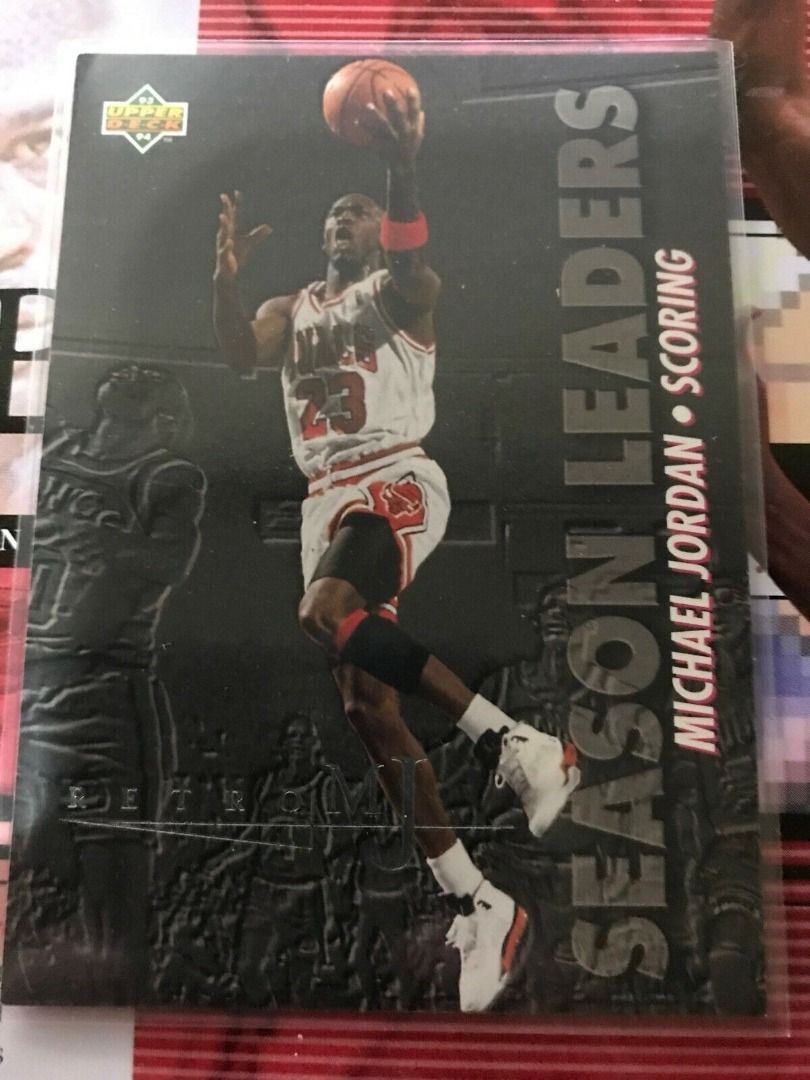 Michael Jordan 32 RETRO MJ SEASON LEADERS 1998 UPPER DECK Hobbies