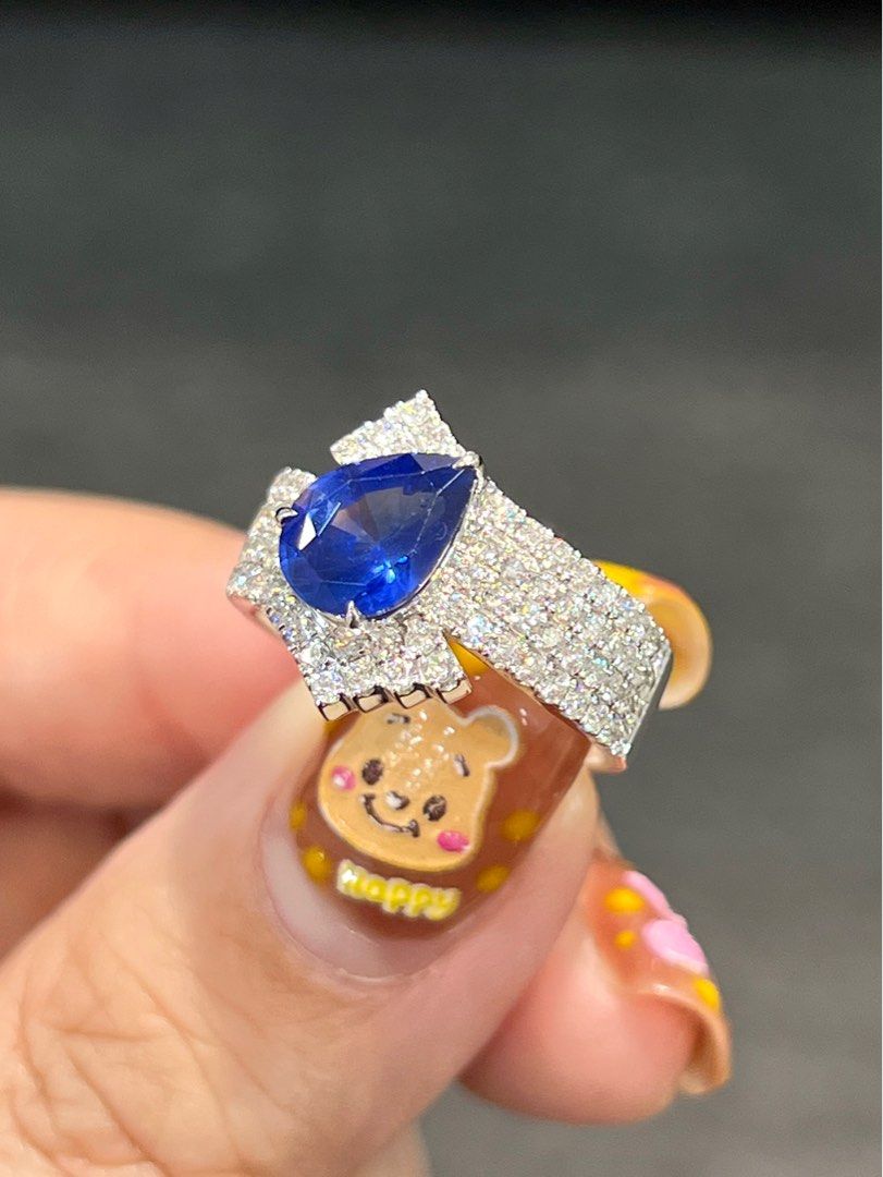 White gold gemstone best sale rings