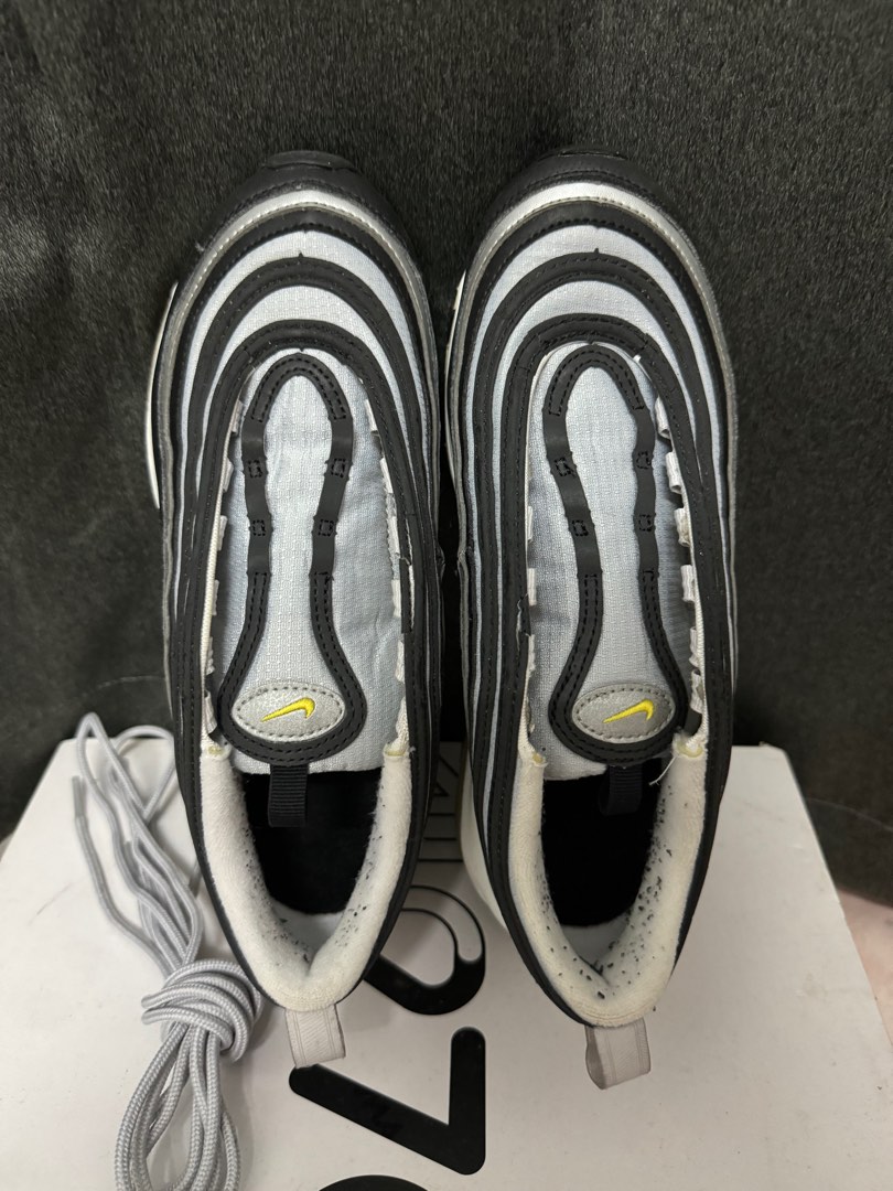 NIKE AIR MAX 97 BLACK AND WHITE SHOES Women s Fashion Footwear