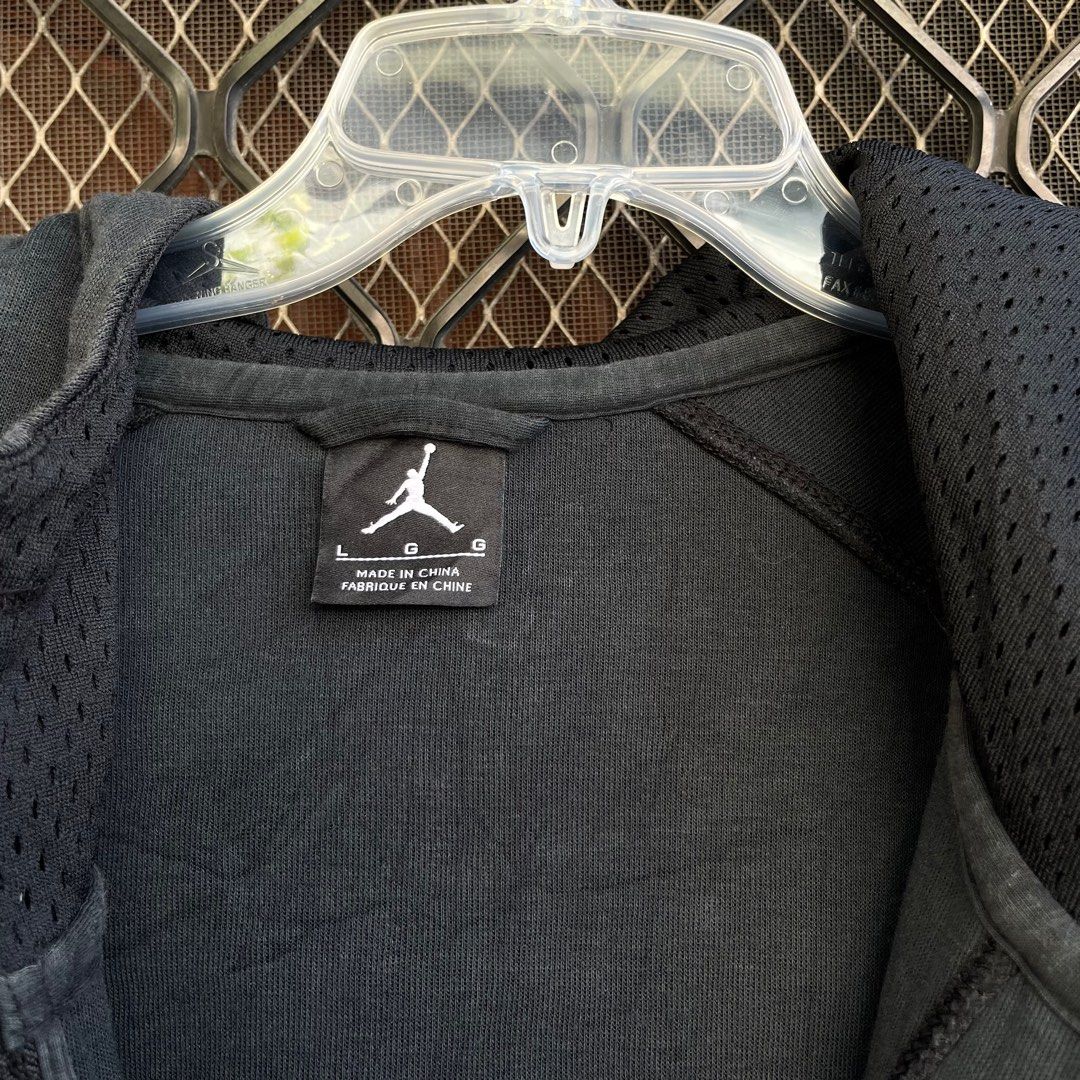 Air jordan lite shop fleece hoodie black
