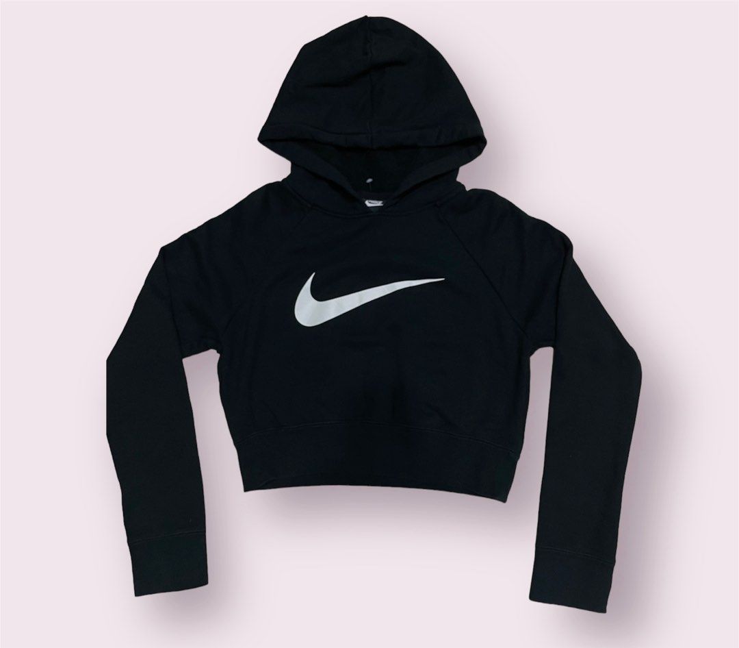 Nike swoosh 2025 cropped hoodie