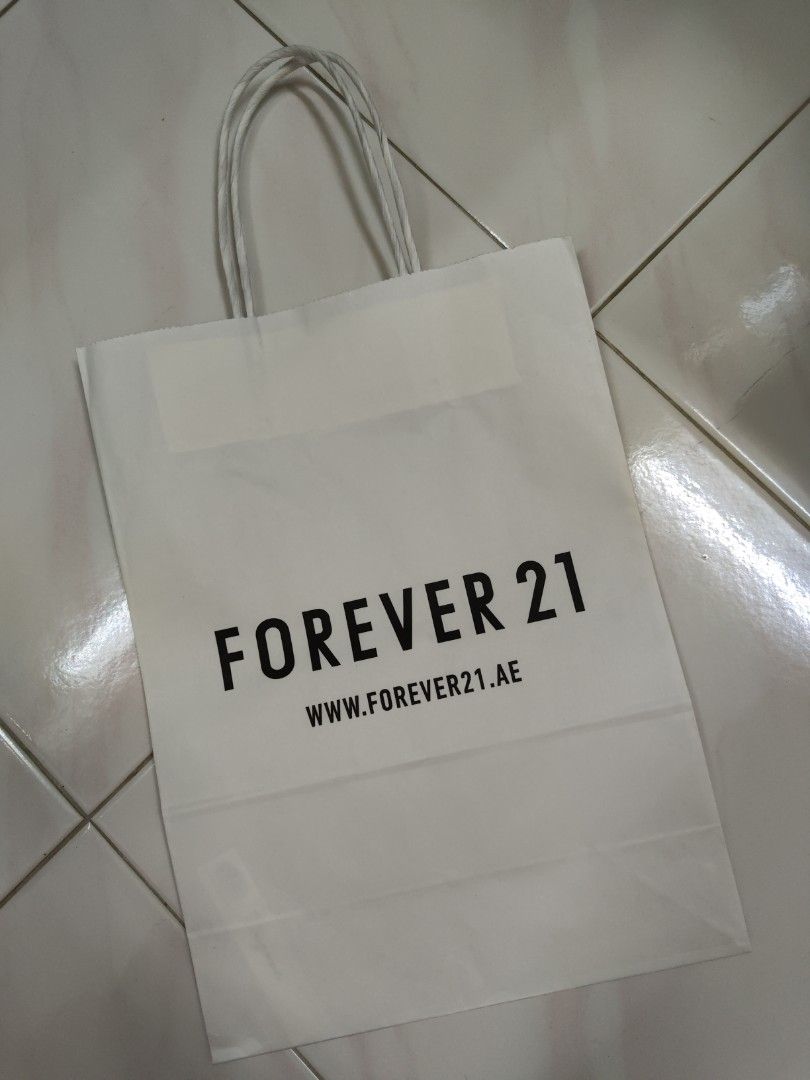 Paper Bag Forever 21 22 x 30cm