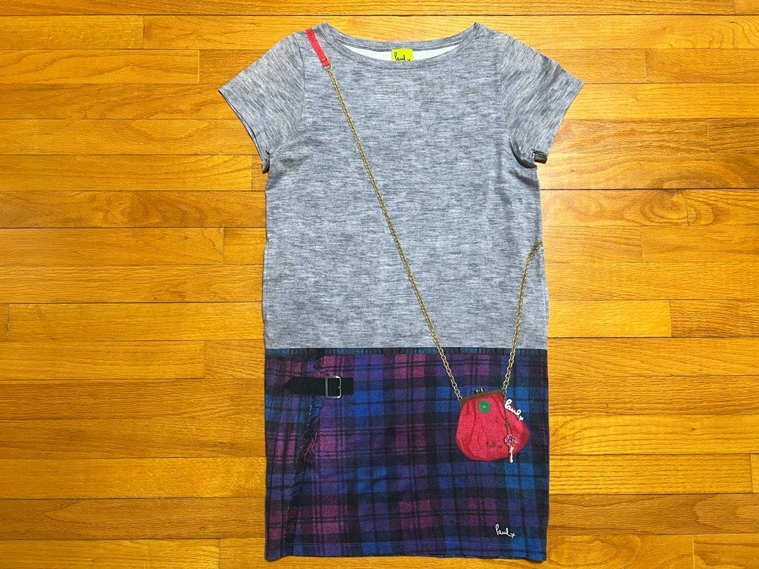 paul smith t shirt dress PS Paul Smith Shift dress - orange - (Pre-owned)