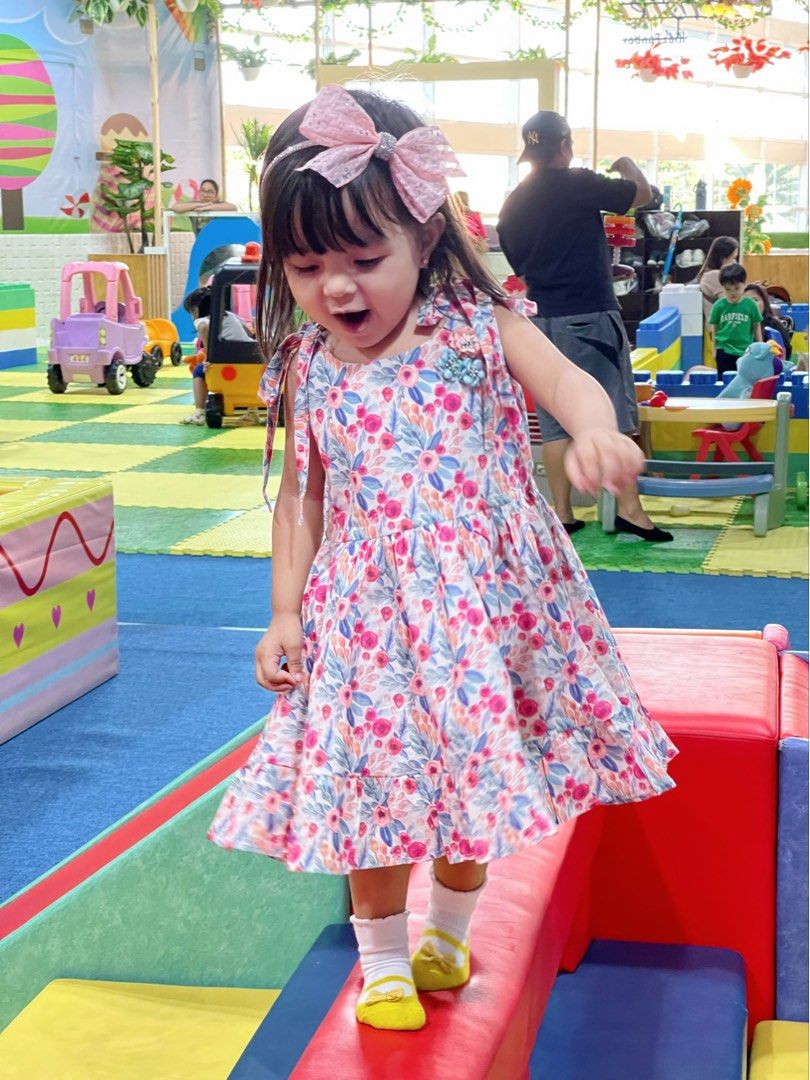 Peppermint Baby Kids Dress Hyacinth Fuchsia 2T Babies Kids Babies Kids Fashion on Carousell